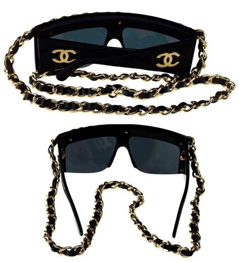 chanel chain sunglasses|chanel sunglasses women chain.